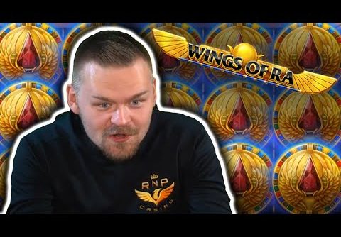 HUGE BIG WIN on WINGS OF RA – Casino Slots Big Wins