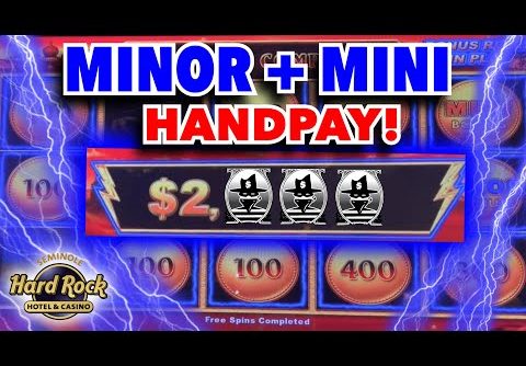 !!!JACKPOT!!! Sahara Gold Lighting Link MINOR + 2 MINI Bonus Handpay Big Win Slot Machine Video