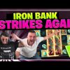 IRON BANK HUGE WIN AGAIN! INSANE WIN ON RELAX GAMING SLOT