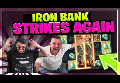 IRON BANK HUGE WIN AGAIN! INSANE WIN ON RELAX GAMING SLOT