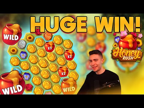 HUGE WIN ON HONEY RUSH SLOT!