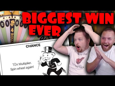 10X 4 ROLLS ON MONOPOLY LIVE – BIGGEST WIN EVER