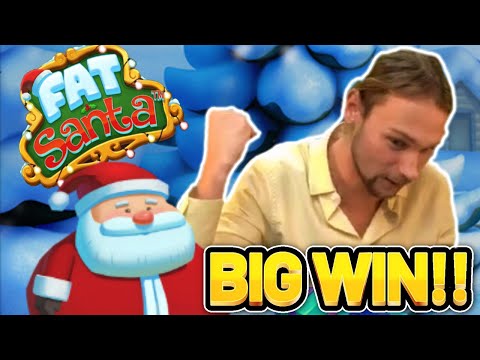 HUGE WIN!!! FAT SANTA BIG WIN – €10 bet on Casino slot from CasinoDaddys stream