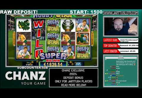 Big Line Hit!! Rugby Star Slot Gives Super Big Win!!