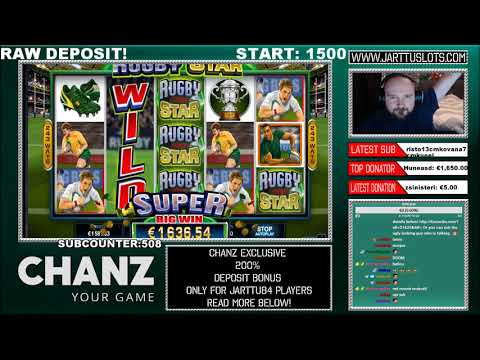 Big Line Hit!! Rugby Star Slot Gives Super Big Win!!