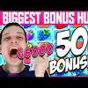 MY BIGGEST BONUS HUNT OPENING – 50 SLOTS BONUSES, BIG WINS!