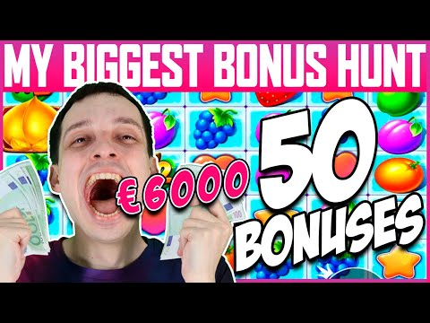 MY BIGGEST BONUS HUNT OPENING – 50 SLOTS BONUSES, BIG WINS!