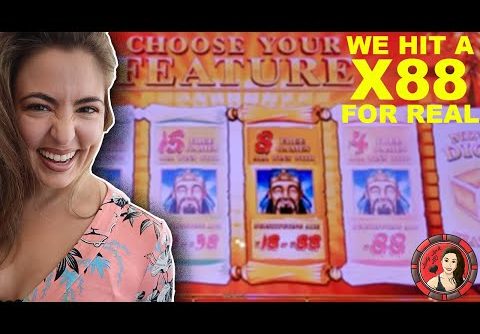 SUPER WIN! 88X Multiplier on Lucky 88 Slot! Vegas 2019!