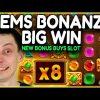 Gems BONANZA Slot BIG WIN!