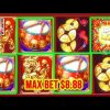 ** SUPER BIG WIN ** DANCING DRUMS ** MAX BET 8.88  ** SLOT LOVER **