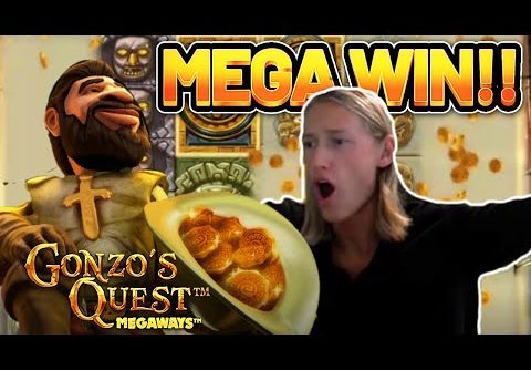 MEGA WIN! GONZOS QUEST MEGAWAYS BIG WIN – €10 bet on Casino Slot from CASINODADDY