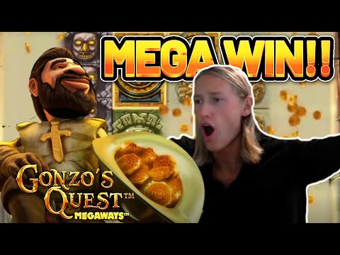 MEGA WIN! GONZOS QUEST MEGAWAYS BIG WIN – €10 bet on Casino Slot from CASINODADDY