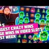 TOP 5 BIGGEST CRAZY WINS | BIG JACKPOT | HUGE WINS IN VIDEO SLOTS LAST WEEK – 2019 DEC #1