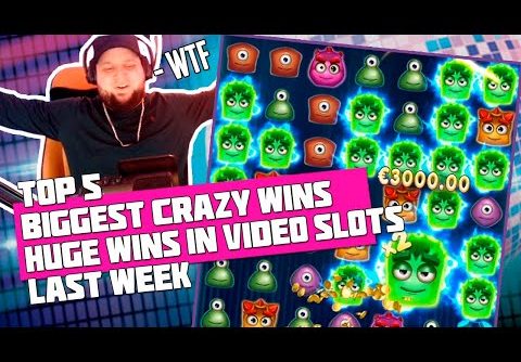 TOP 5 BIGGEST CRAZY WINS | BIG JACKPOT | HUGE WINS IN VIDEO SLOTS LAST WEEK – 2019 DEC #1