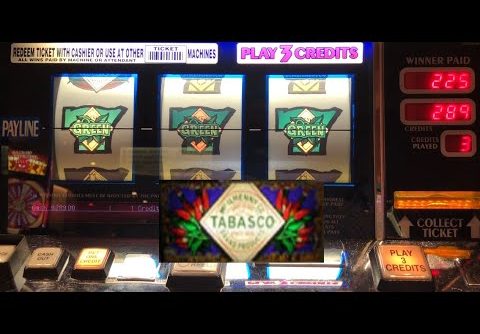 CLASSIC OLD SCHOOL CASINO SLOTS: TABASCO SLOT PLAY! MULTIPLE BIG WINS ON TABASCO SLOT MACHINE!