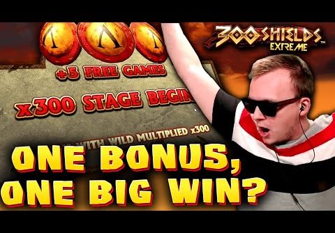 300x Multiplier on 300 Shields Extreme BIG WIN! – *RARE*
