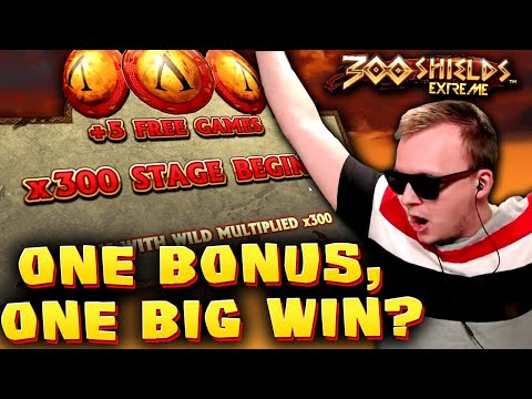 300x Multiplier on 300 Shields Extreme BIG WIN! – *RARE*
