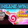INSANE WIN! SWEET BONANZA BIG WIN – €3 bet BONUS BUY on Casino Slot from CasinoDaddy