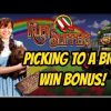 PICKING TO THE BIG WIN ON RUBY SLIPPERS SLOT MACHINE