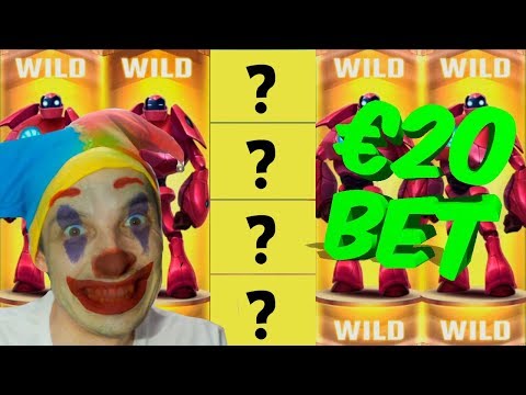 HUGE BET 4 Wilds! Big Bot Crew slot, Mega Win!