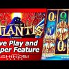 Fortunes of Atlantis Slot – Live Play and Free Spins Big Win in Super Feature Bonus