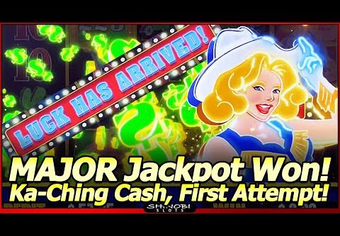 Ka-Ching Cash Vegas Neon Slot – Major Jackpot Won in First Attempt!  Luck Has Arrived Early in 2021!