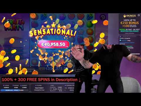 ROSHTEIN €326,345 NEW WORLD RECORD WIN on FRUIT PARTY Slot | 🎁 in description