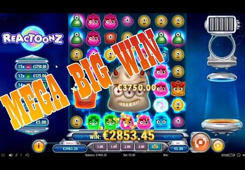 Mega Big Win on Reactoonz online slot | Reactoonz daily dose