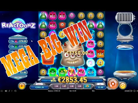 Mega Big Win on Reactoonz online slot | Reactoonz daily dose