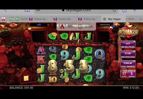 Bonanza Big Win Epic Win two retriggers in a row Slots