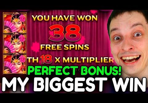 MY BIGGEST WIN ON PEKING LUCK SLOT! PERFECT BONUS PICKS!