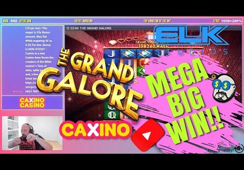 Mega Big Win From The Grand Galore Slot!!