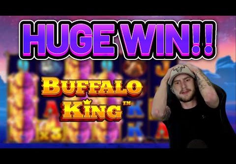 HUGE WIN!!!! BUFFALO KING BIG WIN –  Casino slot from Casinodaddy LIVE STREAM