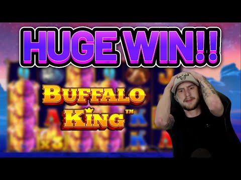 HUGE WIN!!!! BUFFALO KING BIG WIN –  Casino slot from Casinodaddy LIVE STREAM