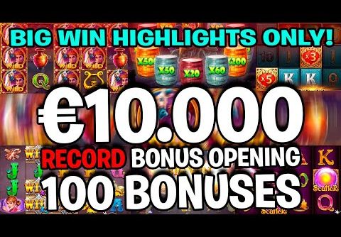 BIG WIN HIGHLIGHTS – RECORD BONUS HUNT OPENING – ONLY BIG WINS!