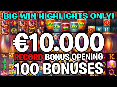 BIG WIN HIGHLIGHTS – RECORD BONUS HUNT OPENING – ONLY BIG WINS!