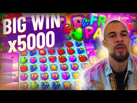 ClassyBeef Big Win x5000 on Fruit Party slot – TOP 5 Biggest wins of the week