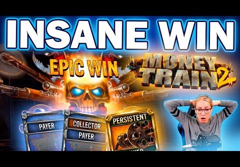 INSANE MEGA WIN ON THE NEW MONEY TRAIN 2 SLOT BY RELAX GAMING