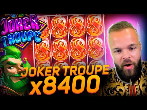 ClassyBeef New Record Win 70.000€ on Joker Troupe slot – TOP 5 Biggest wins of the week