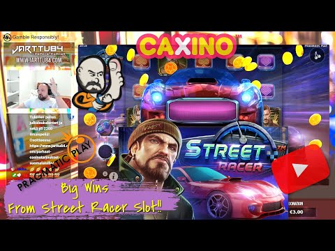 Two Bonuses!! Big Wins From Street Racer Slot!!