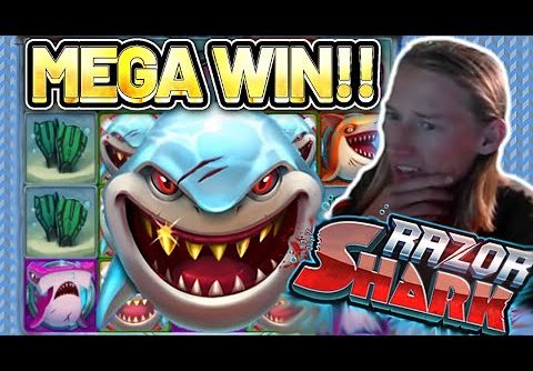 MEGA WIN! RAZOR SHARK BIG WIN – €5 bet on Casino Slot from CASINODADDY