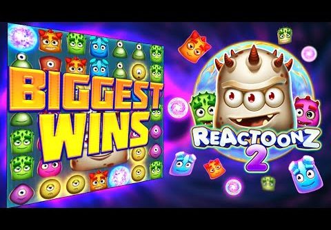 TOP 5 BIGGEST WINS IN REACTOONZ 2 SLOT