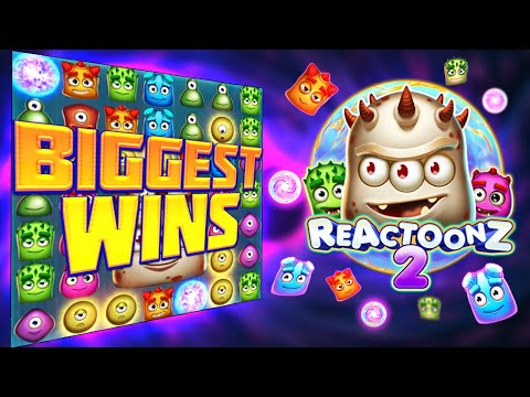 TOP 5 BIGGEST WINS IN REACTOONZ 2 SLOT