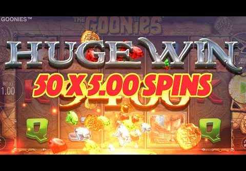 The Goonies™ Slot by Blueprint (HUGE WIN) – 50 x 5.00 Spins!