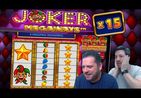 JOKER MEGAWAYS BIG WINS! New Online Slot