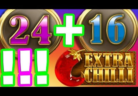 EXTRA CHILLI 🌶️ SLOT BIG WIN RARE BONUS 🏆HIT OMG 40 FREE SPINS LETS GO THE RETRIGGERS NEVER STOP‼️