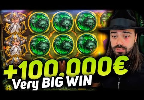 Streamer Mega win 100.000€ on Ring of odin  slot – TOP 5 Mega wins of the week