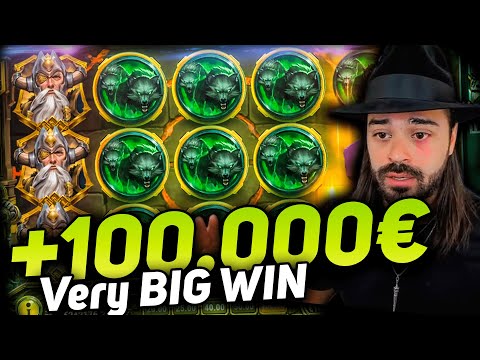 Streamer Mega win 100.000€ on Ring of odin  slot – TOP 5 Mega wins of the week