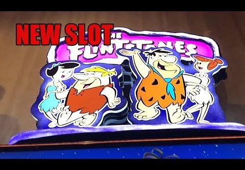 NEW SLOT – Flintstones Welcome to Bedrock.  Live Play + Lots of Big Wins!