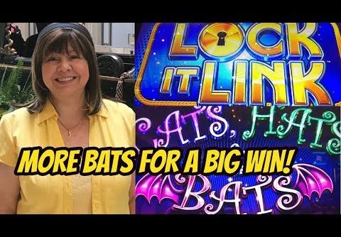 BIG WIN BONUS-CATS HATS AND MORE BATS SLOT MACHINE POKIE